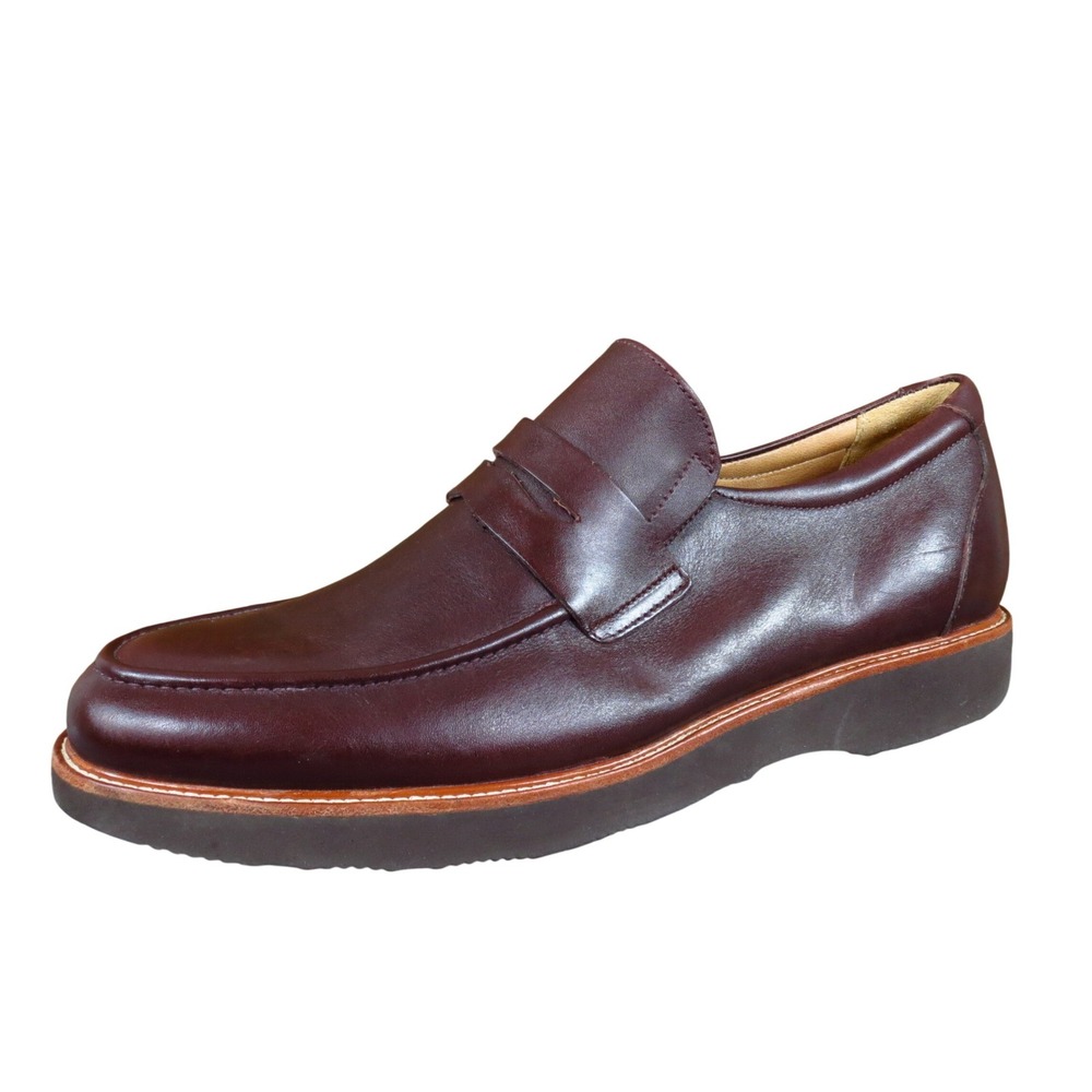 Classic Men's Penny Loafer Slip-On in Burgundy
